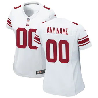 womens nike white new york giants custom game jersey_pi3895